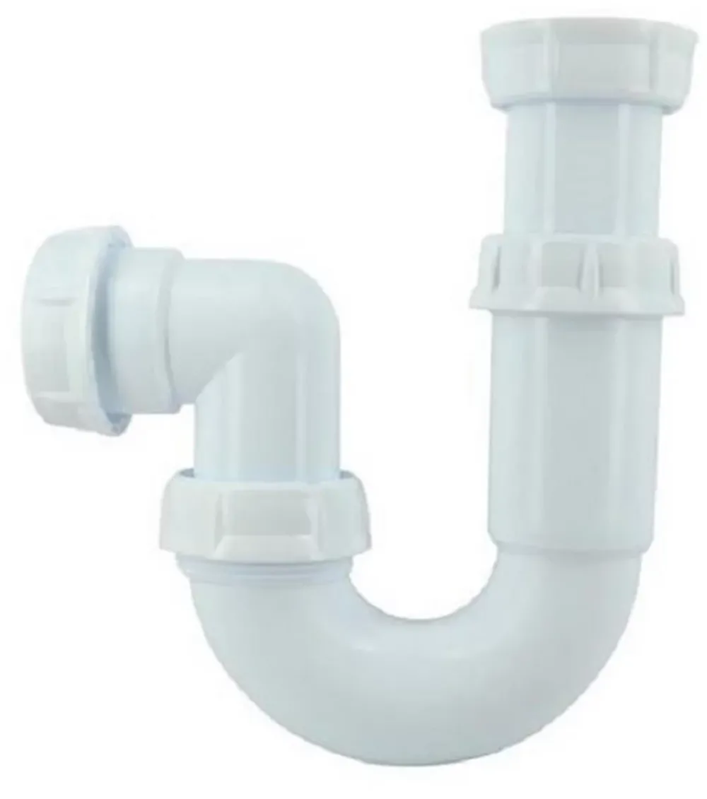 Nicoll Evacuation D'Évier-Siphon tube articulé pour évier - Diamètre 40 mm - Réglable et Orientable