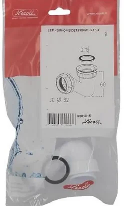 Nicoll Siphon tube en P - L231 - Diamètre 32 mm