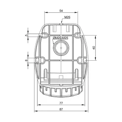 Ide Socle De Prise Cee 16a 2p+t - Montage Mural - étanche Ip67 -