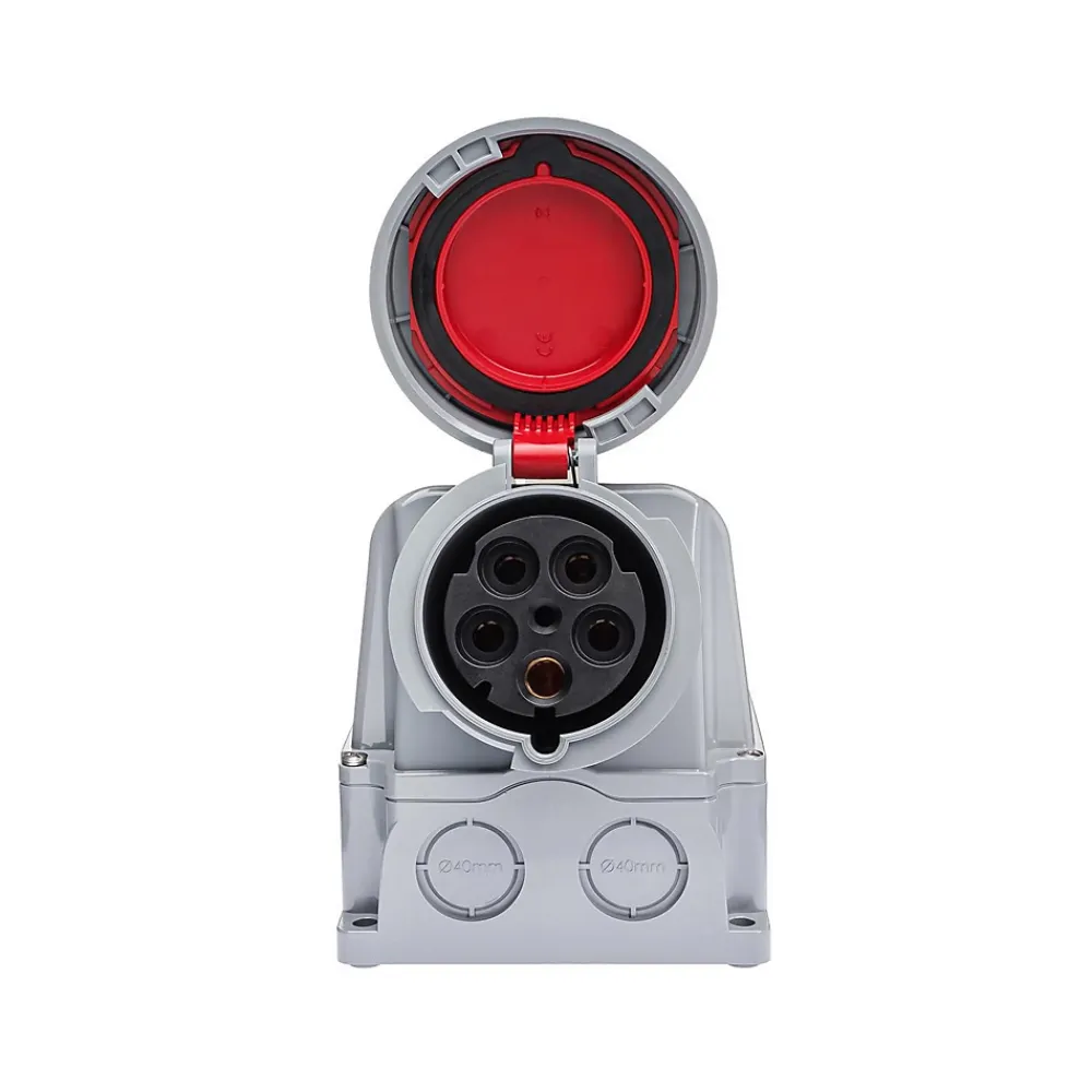 Ide Socle De Prise Tétrapolaire 125a 3p+n+t - étanche Ip67 -