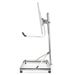 Nedis Socle de Satellite pour Balcon Taille Maximale de l'Antenne Parabolique : 90 cm 1 x 50 x 50 cm Acier