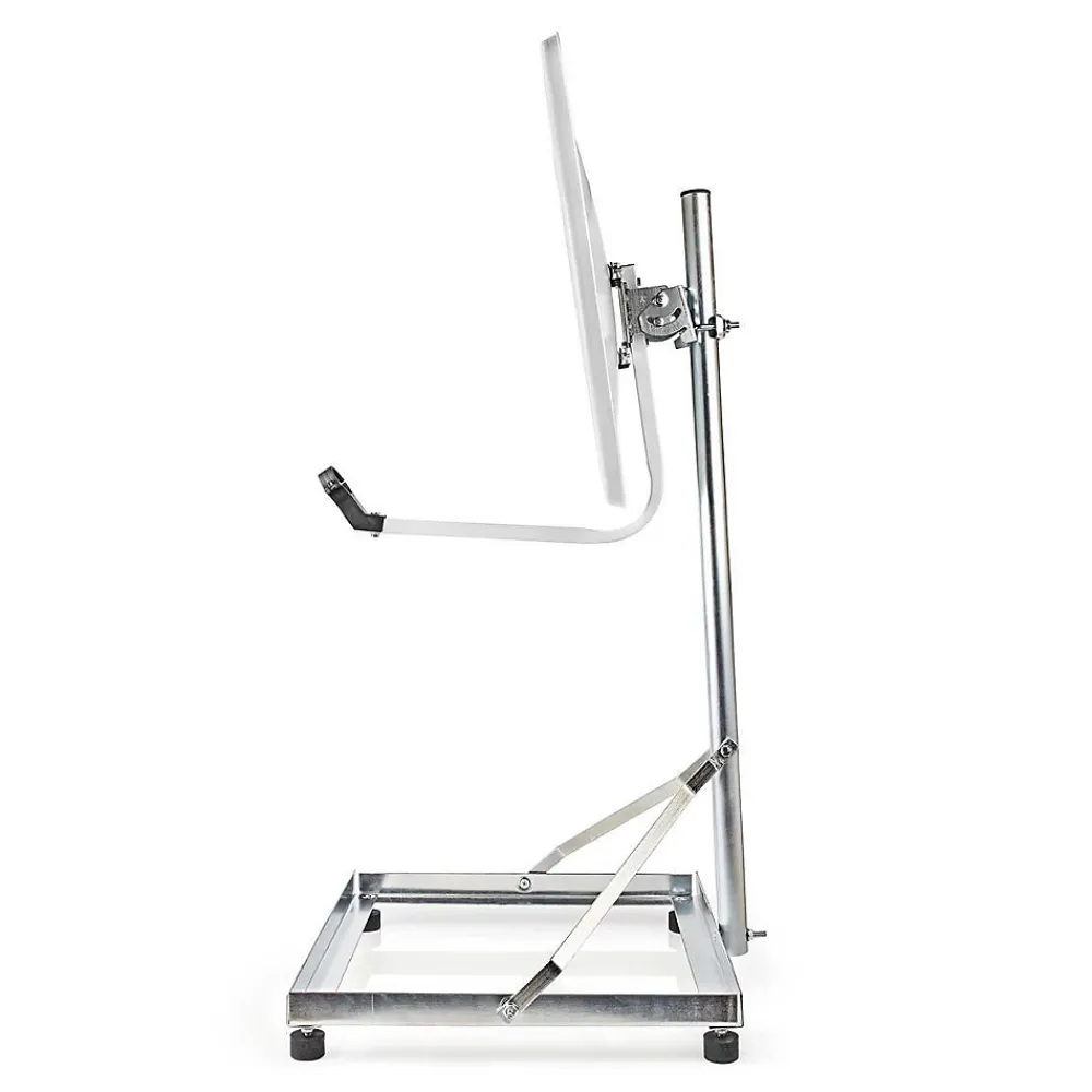 Nedis Socle de Satellite pour Balcon Taille Maximale de l'Antenne Parabolique : 90 cm 1 x 50 x 50 cm Acier