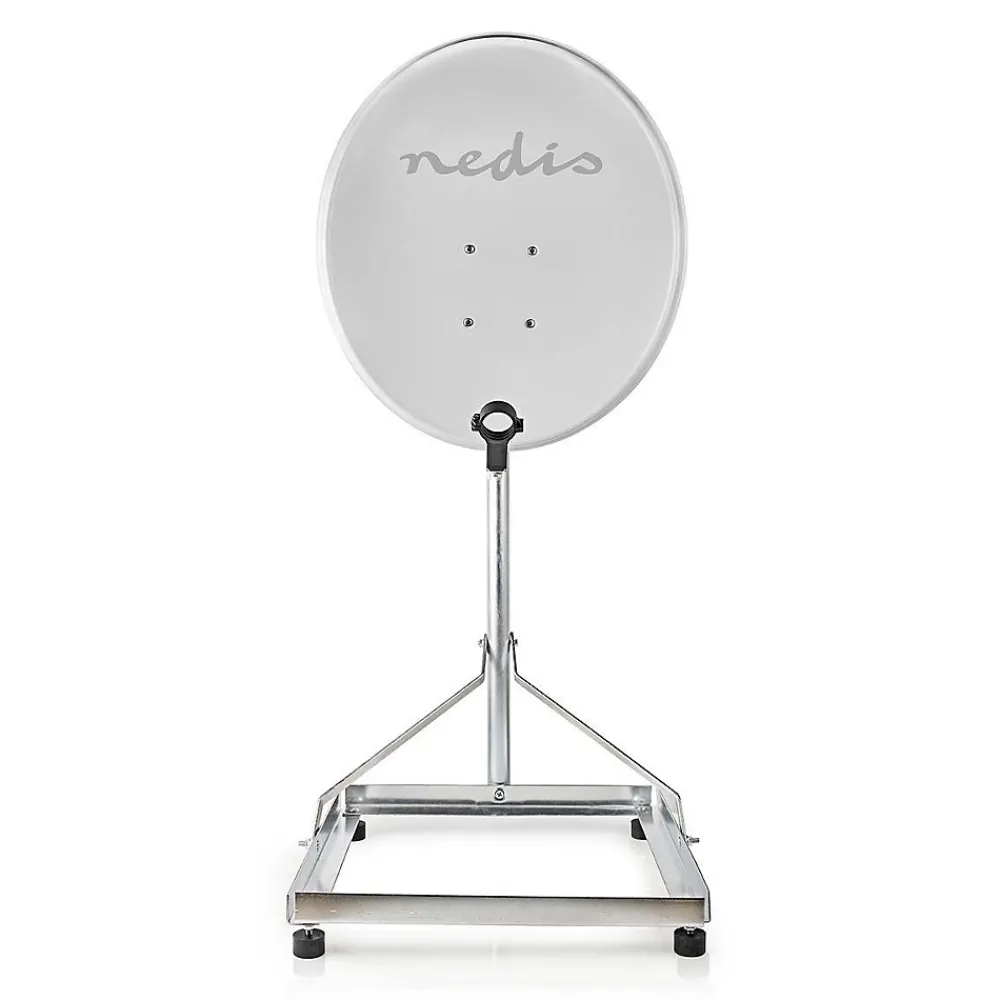 Nedis Socle de Satellite pour Balcon Taille Maximale de l'Antenne Parabolique : 90 cm 1 x 50 x 50 cm Acier