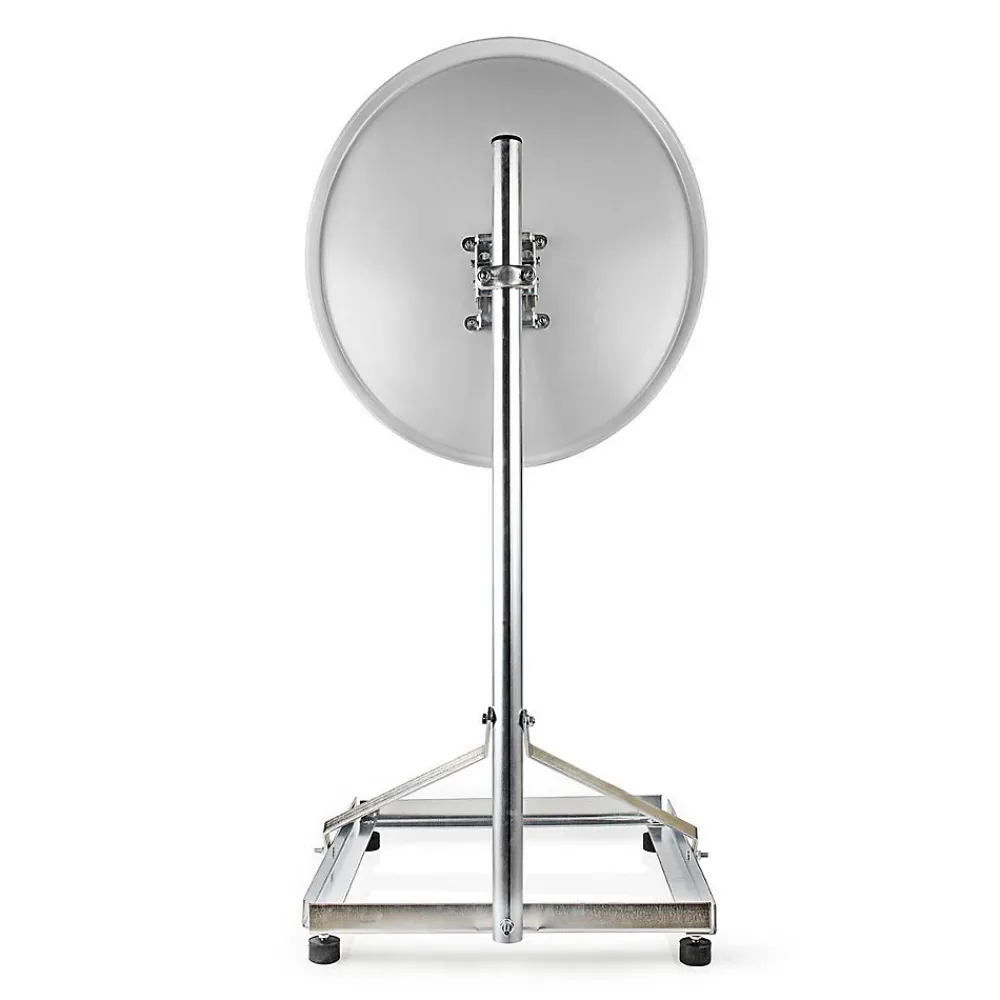Nedis Socle de Satellite pour Balcon Taille Maximale de l'Antenne Parabolique : 90 cm 1 x 50 x 50 cm Acier