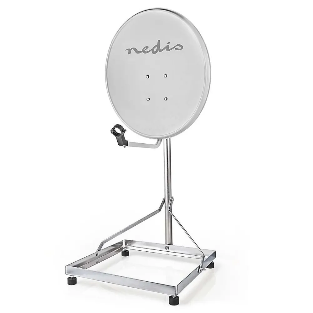 Nedis Socle de Satellite pour Balcon Taille Maximale de l'Antenne Parabolique : 90 cm 1 x 50 x 50 cm Acier