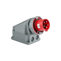Ide Socle Male 63a Tétrapolaire 380v - 3p+n+t - étanche Ip67 -