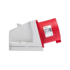 Ide Socle Male Triphasé 32a 3p+t 380v - 4 Broches - étanche Ip44 -