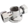 Somatherm for you - Applique murale double nue avec écrou pour collet battu diam 12 - F1/2