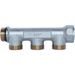 Somatherm for you - Collecteur de distribution 3 sorties à portée conique easy lock 3/4ek