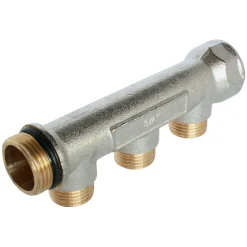 Somatherm for you Nourrice Plomberie-- Collecteur de distribution 3 sorties, portée conique easy lock 3/4ek avec vannes