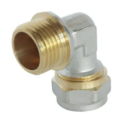 Somatherm for you - Coude à visser pour tube Multicouche diam 16 - Mâle 15/21