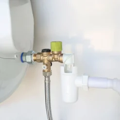 Somatherm for you - Groupe de Sécurité NF 3/4 à garde d'air coudée - Siège téflon pour eau calcaire -