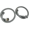 Somatherm for you - Lot de 2 flexibles sanitaires - Mâle 3/8 écrou tournant 3/8 - 500mm - DN8