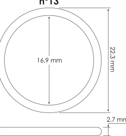 Somatherm for you Joint Pour Raccord-- Lot de 5 joints toriques n 13