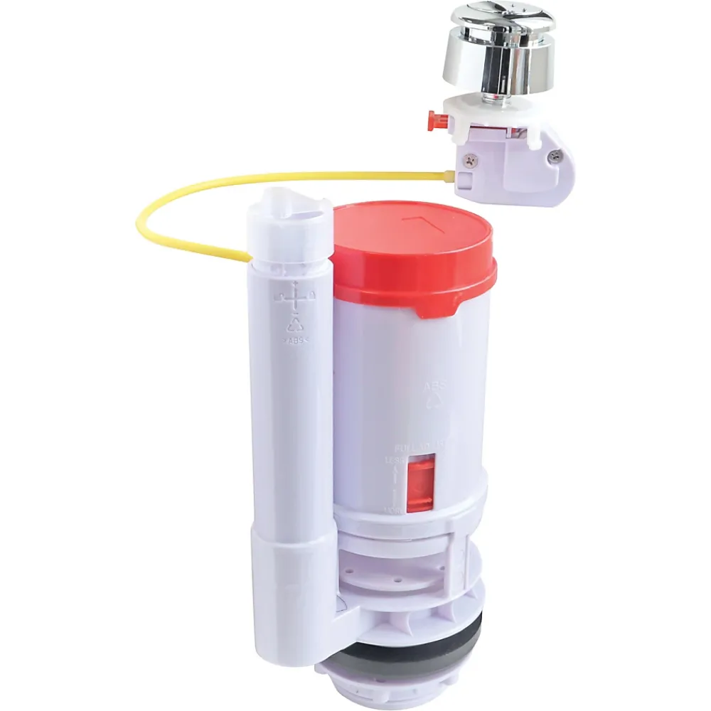 Somatherm for you Robinet Chasse D'Eau-- Mécanisme WC à câble double poussoir à câble NF - Universel, économique et adaptable
