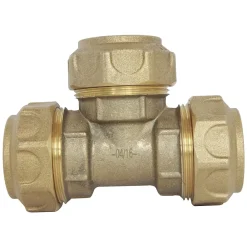 Somatherm for you - Raccord laiton Té égal Serrage Extérieur pour tube PE diam 20 mm