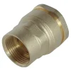 Somatherm for you Tube Et Raccord Pehd-- Raccord laiton droit SUMO pour tube PE diam 50 mm - Femelle 1 1/2