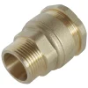 Somatherm for you - Raccord laiton droit SUMO pour tube PE diam 50 mm - Mâle 1 1/2