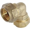 Somatherm for you Tube Et Raccord Pehd-- Raccord laiton coudé égal Serrage Extérieur pour tube PE diam 20 mm