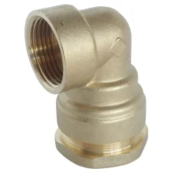 Somatherm for you Tube Et Raccord Pehd-- Raccord laiton coudé SUMO pour tube PE diam 50 mm - Femelle 1 1/2