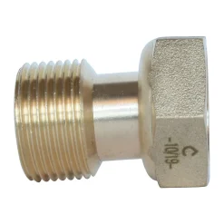 Somatherm for you Compteur D'Eau-- Raccord 2 pièces pour compteur - Ecrou 20/27 / Mâle 15/21