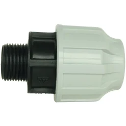 Somatherm for you Tube Et Raccord Pehd-- Raccord plastique droit pour tube PE diam 50 mm - Mâle 1 1/2