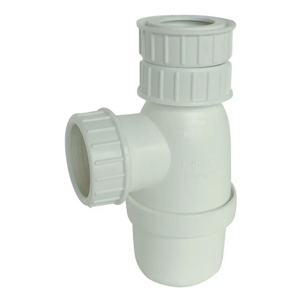 Somatherm for you Evacuation De Lave-Linge-- Siphon plastique grand culot diam 32 - 33/42