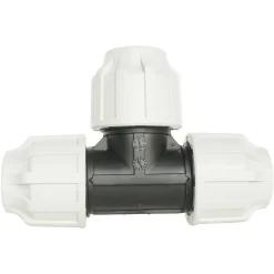 Somatherm for you - Té égal Plastique pour tube PE D50 - Serrage extérieur
