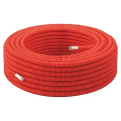 Somatherm for you - Tube multicouche gainé rouge D20 en couronne de 100 mètres