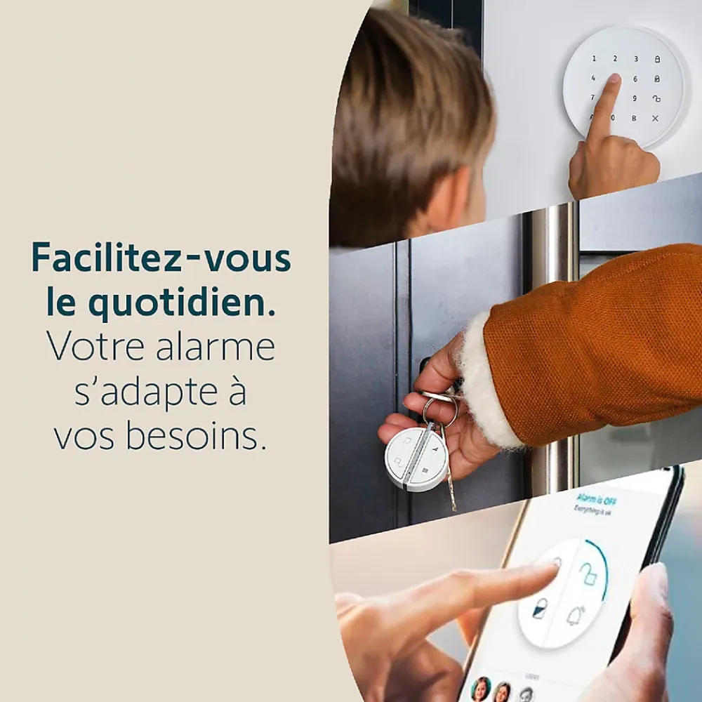 Somfy Alarme Sans Fil-1875254 – Home Alarm Advanced Max, Système d’alarme maison connecté haut de gamme avec détecteurs, sirènes et accessoires