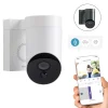 Somfy Caméra De Surveillance-1875326 - Outdoor Camera 2 blanche - Caméra de surveillance extérieure wifi avec détection intelligente - 1080p Full HD - Sirène 110 dB
