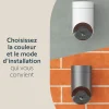 Somfy Caméra De Surveillance-1875326 - Outdoor Camera 2 grise - Caméra de surveillance extérieure wifi avec détection intelligente - 1080p Full HD - Sirène 110 dB