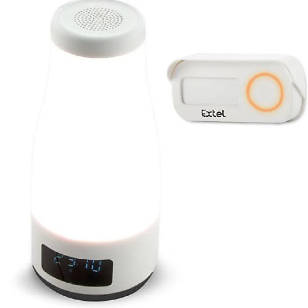 Extel Sonnette Et Carillon-Sonnette sans fil Mood avec enceinte bluetooth lampe intégrée - - 083701