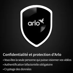Arlo Sonnette vidéo sans fil blanche