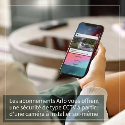 Arlo Sonnette vidéo sans fil connectée noire