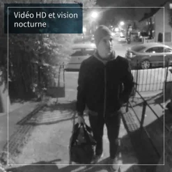 Arlo Sonnette vidéo sans fil connectée noire