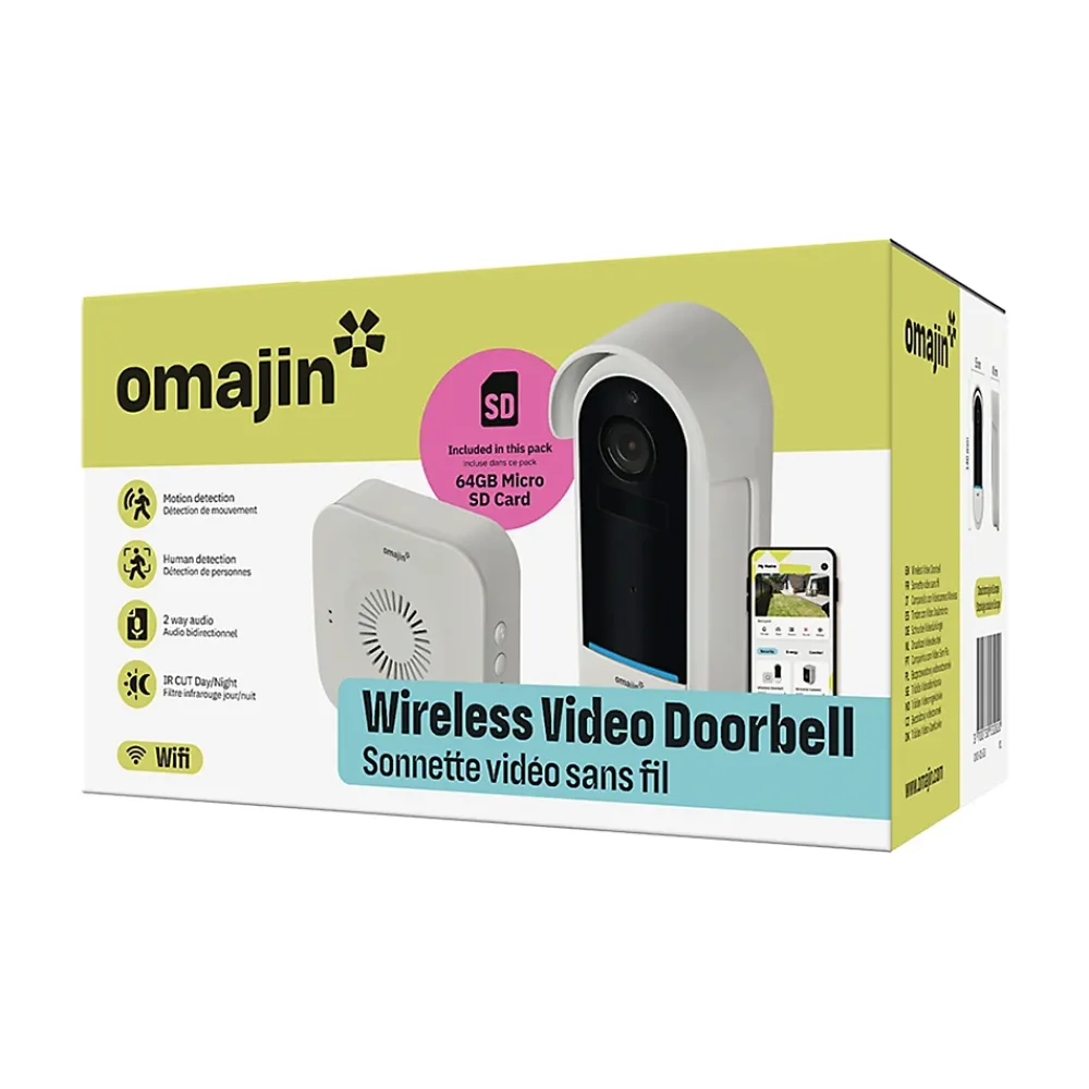 Netatmo Sonnette vidéo sans fil connectée, Omajin by