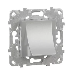 Schneider Electric Prise Encastrable-Sortie de câble diamètre 6 à 12 mm Unica Déco aluminium