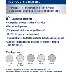 Ripolin Etanchéité Du Mur Intérieur-Sous-couche anti-humidité intérieur mat 3L