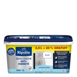 Ripolin Etanchéité Du Mur Intérieur-Sous-couche anti-humidité intérieur mat 3L