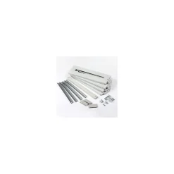 Ide Porte Et Cache Tableau Électrique-S96p150 Kit Plastron 4 Rangées En Plastique Pour Coffret Atlantic 65sup7296 Ou 40enl7296