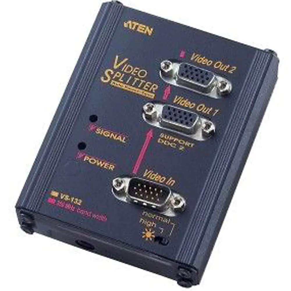 Aten Splitter VGA 2 écrans 450Mhz VS132A
