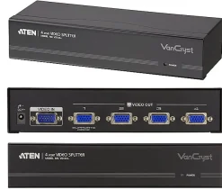 Aten Amplificateur Tv-Splitter VGA 4 écrans 450Mhz VS134A