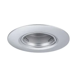 Paulmann Spot encastré Kit de 3 fixe rond 90mm GU10 max. 3x10W 230V gradable Chrome mat
