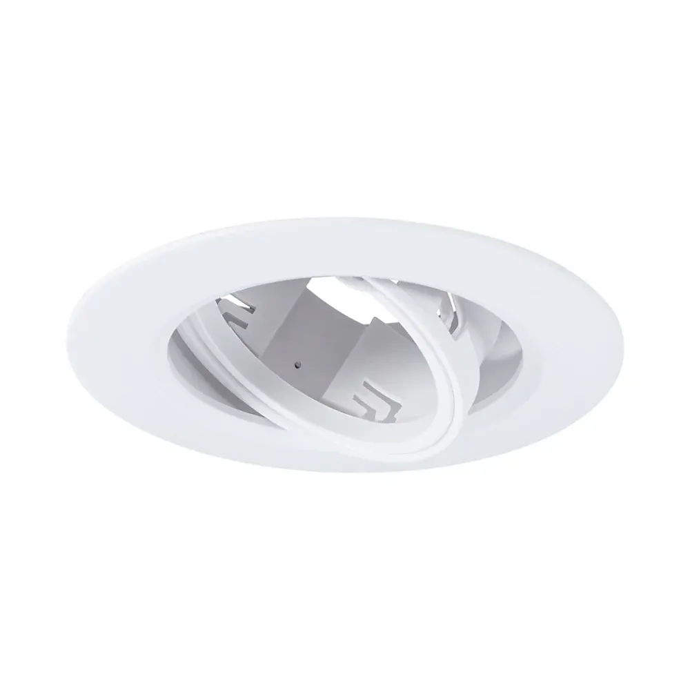 Paulmann Spot encastré Kit de 10 orientable rond 90mm 30 GU10 max. 10x10W 230V gradable Blanc