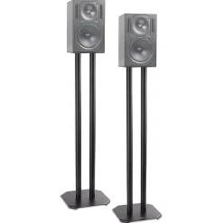 Duronic SPS1022-80 Pieds enceintes 80 cm lestables avec du sable Cônes anti vibrations Set de 2 pour hifi stéréo home cinema