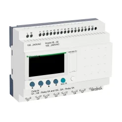 Schneider Electric Sr3b261fu Schneider - Automate Zelio Logic - Relais Intelligent 26 E/s Extensibles - 100 à 240vca - Horloge + Afficheur