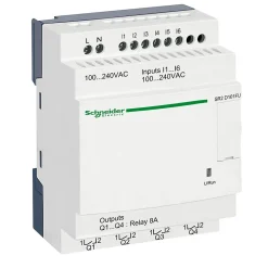 Schneider Electric Sr2d101fu Schneider - Automate Zelio Logic - Relais Intelligent 10 E/s 100 à 240vca - Sans Horloge Sans Afficheur