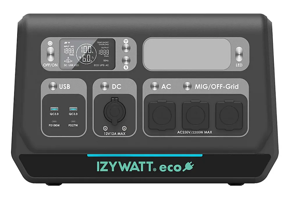 Orium Station IZYWATT.eco 2000Wh injection réseau