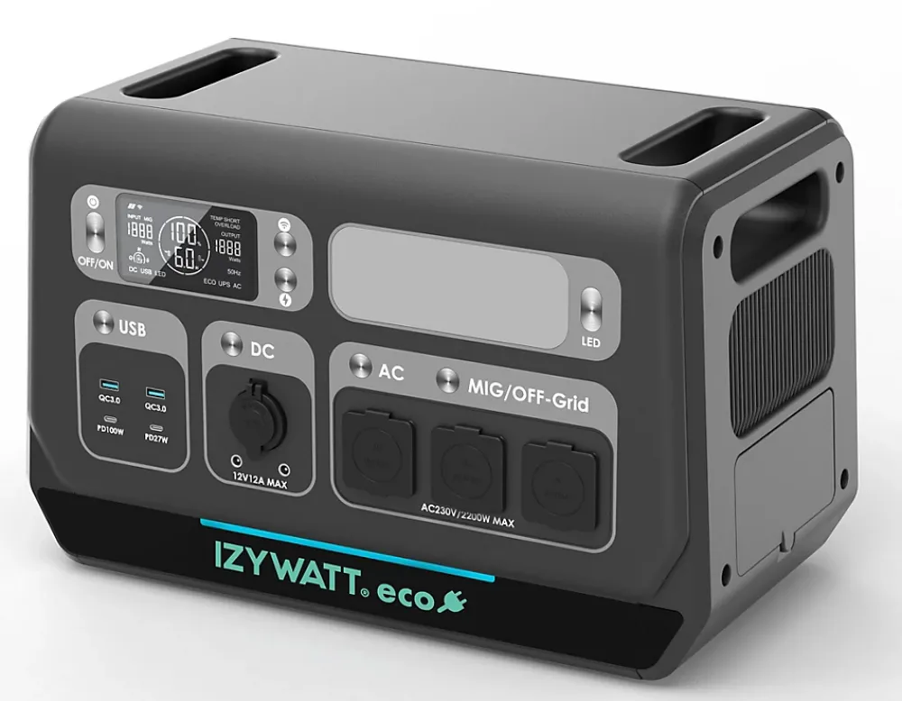 Orium Station IZYWATT.eco 2000Wh injection réseau
